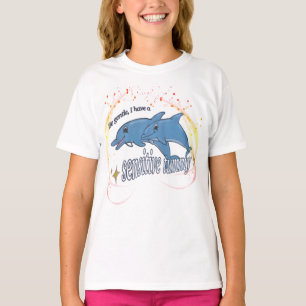 Wees voorzichtig ik heb een gevoelige tummie t-shirt