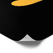 Wees voorzichtig met Funny Geweldige Cat Pun Dark Poster (Hoek)