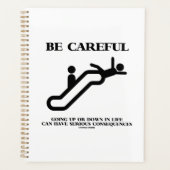 Wees voorzichtig met het omhoog gaan leven ernstig planner (Voorkant)