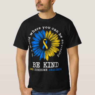 Wees voorzichtig met Syndrome Ribbon Sunflower K T-shirt