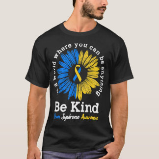 Wees voorzichtig met Syndrome Ribbon Sunflower K T-shirt
