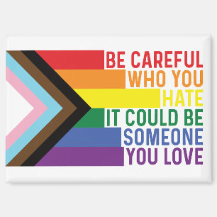 Wees voorzichtig met wie je gay pride haat magneet