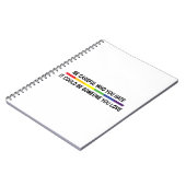 Wees voorzichtig met wie je haat notitieboek (Linkerzijde)