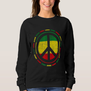 Wees vredig Rasta kleuren Trui