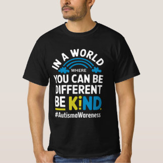 Wees vriendelijk, anders - ontwerp voor bewustword t-shirt