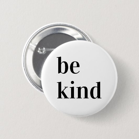 Wees vriendelijk Button (Voorkant /achterkant)