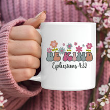Wees vriendelijk Christelijke koffiemok 