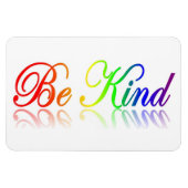 Wees vriendelijk flexibele magneet (Horizontaal)