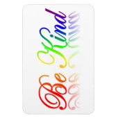 Wees vriendelijk flexibele magneet (Verticaal)