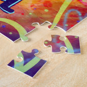 Wees vriendelijk Floral Inspirerend Inspirivity Legpuzzel (Zijkant)