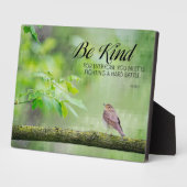 Wees Vriendelijk Fotoplaat (Zijkant)