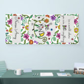 Wees vriendelijk gepersonaliseerde school verpleeg spandoek (Beurs)