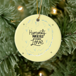 Wees vriendelijk Herinneringsontwerp Keramisch Ornament