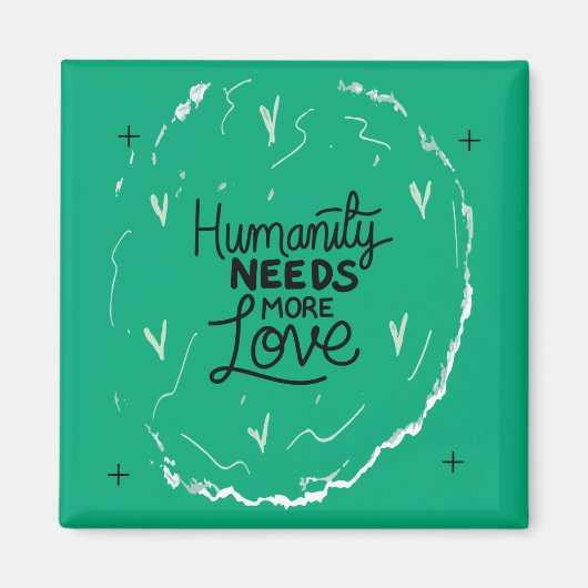 Wees vriendelijk Herinneringsontwerp Magneet (Voorkant)