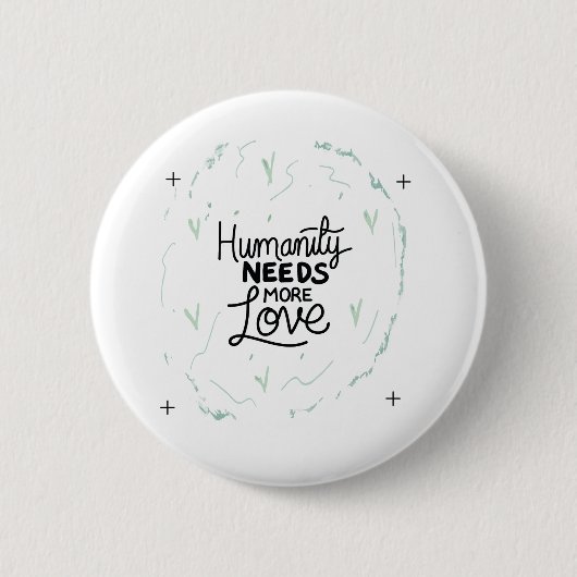 Wees vriendelijk Herinneringsontwerp Ronde Button 5,7 Cm (Voorkant)