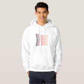 Wees vriendelijk hoodie (Voorkant volledig)