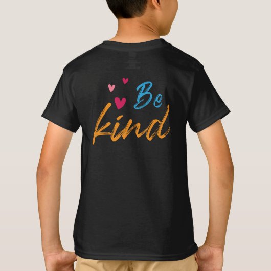 Wees vriendelijk Inspirerend ontwerp T-shirt (Achterkant)