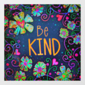 Wees vriendelijk “Inspirivity” raamsticker (Vel)