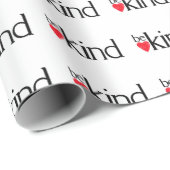 Wees vriendelijk - Kindheid is belangrijk Cadeaupapier (Rol Hoek)