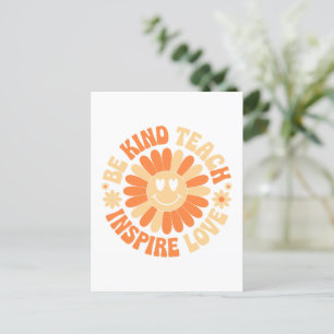 Wees vriendelijk Leer inspireren Liefde - Motivati Briefkaart