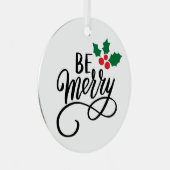 Wees vriendelijk metalen ornament (Voorkant Rechts)