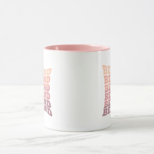 Wees vriendelijk mok (Midden)