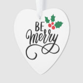 Wees vriendelijk ornament (voorkant)