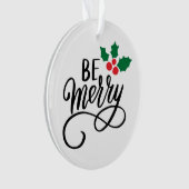 Wees vriendelijk ornament (voorkant)