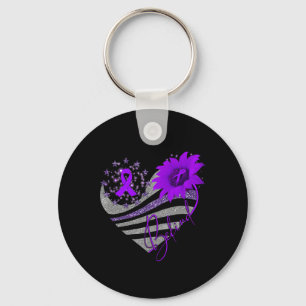 Wees vriendelijk Overdosis Awareness Zonnebloemlin Sleutelhanger