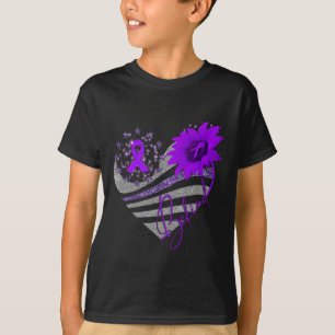 Wees vriendelijk Overdosis Awareness Zonnebloemlin T-shirt