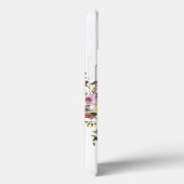 Wees vriendelijk Paarse gele bloemen Waterverf Case-Mate iPhone Case (Achterkant / Rechts)