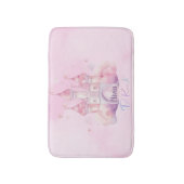 Wees vriendelijk paleis op de roze wolk badmat (Voorkant Verticaal)