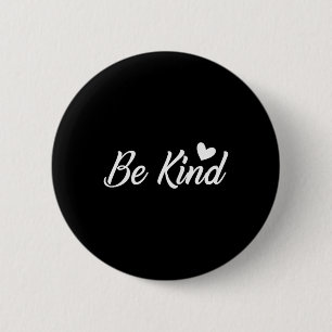 Wees vriendelijk persoon achter me zelfmoordpreven ronde button 5,7 cm