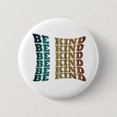 Wees vriendelijk ronde button 5,7 cm (Voorkant)