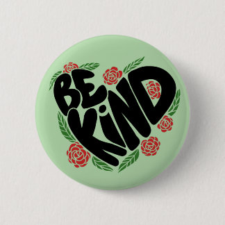 Wees Vriendelijk Ronde Button 5,7 Cm
