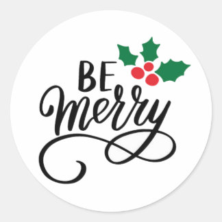 Wees vriendelijk ronde sticker