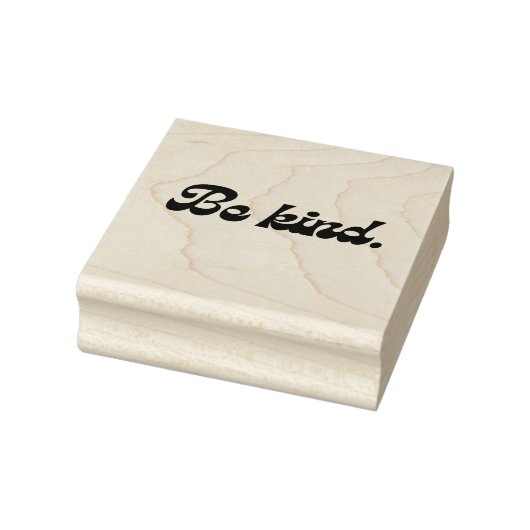 Wees vriendelijk rubberstempel (Stempel)