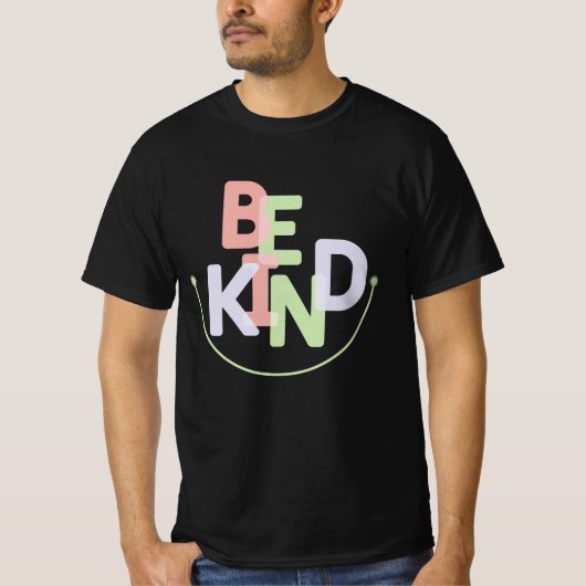 Wees vriendelijk T-shirt (Voorkant)