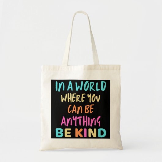 Wees vriendelijk tote bag (Voorkant)