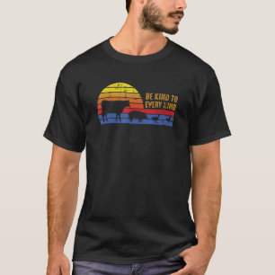 Wees Vriendelijk Voor Elke Soort Veganisme Vegetar T-shirt