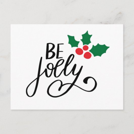 Wees vrolijk briefkaart (Voorkant)