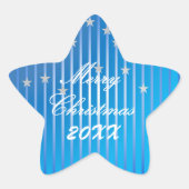 Wees vrolijk en glanzend heldere Sticker (Voorkant)