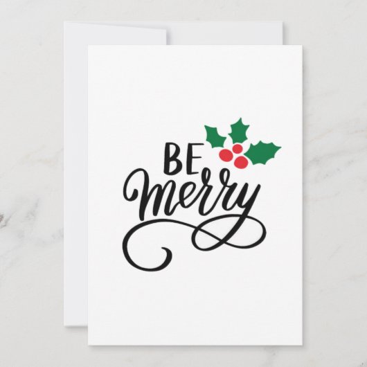 Wees vrolijk kaart (Voorkant)