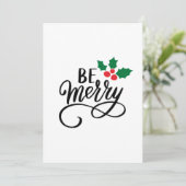 Wees vrolijk kaart (Staand voorkant)