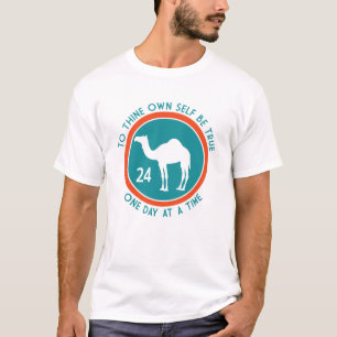 Wees Waarachtig Voor Jezelf – Teal & Oranje Logo T-shirt