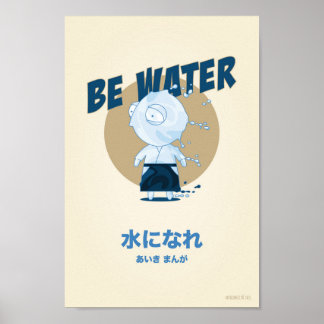 Wees water poster