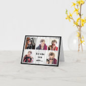 Wees wie je bent en zeg wat je Kaart voelt (Gele Bloem)