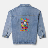 Wees wie we zijn Rainbow Sheep Denim Jacket (Achterkant)