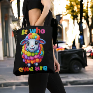 Wees wie we zijn Rainbow Sheep Draagtas
