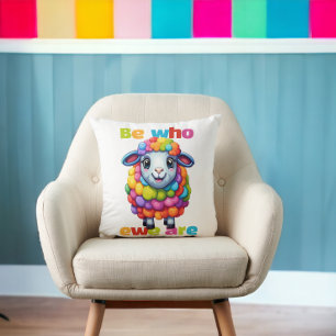 Wees wie we zijn Rainbow Sheep Kussen